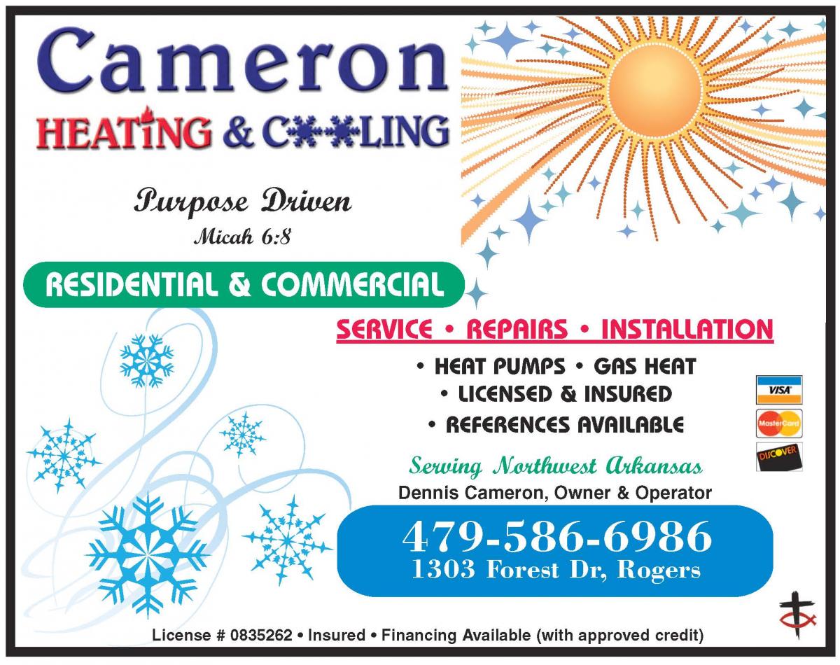 Cameron Heating & Cooling Christian Business Referral Network